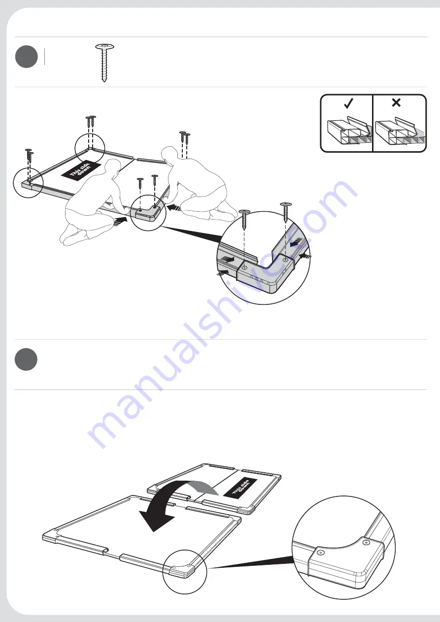 Keter MANOR 4x3 Assembly Instructions Manual Download Page 14