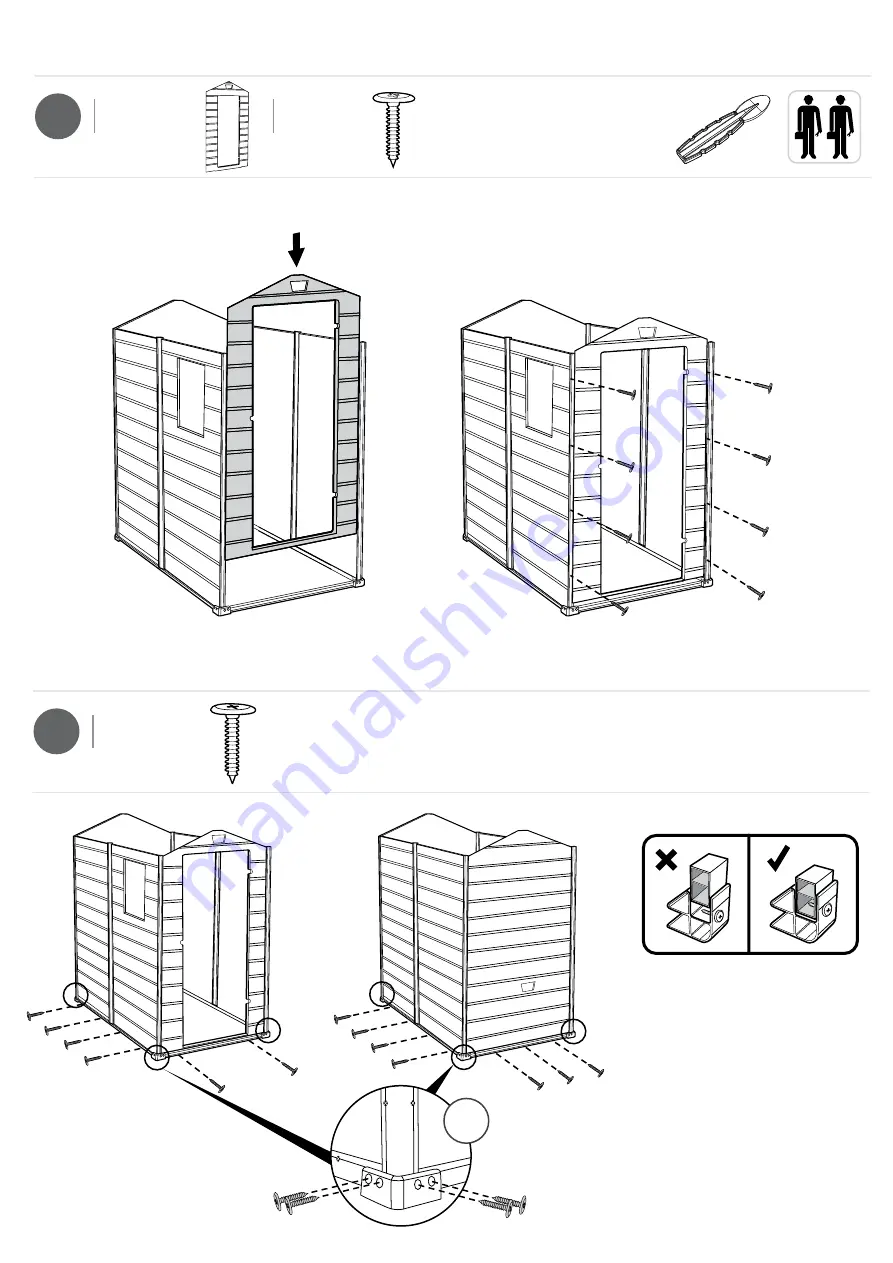 Keter MANOR 4x6S User Manual Download Page 13