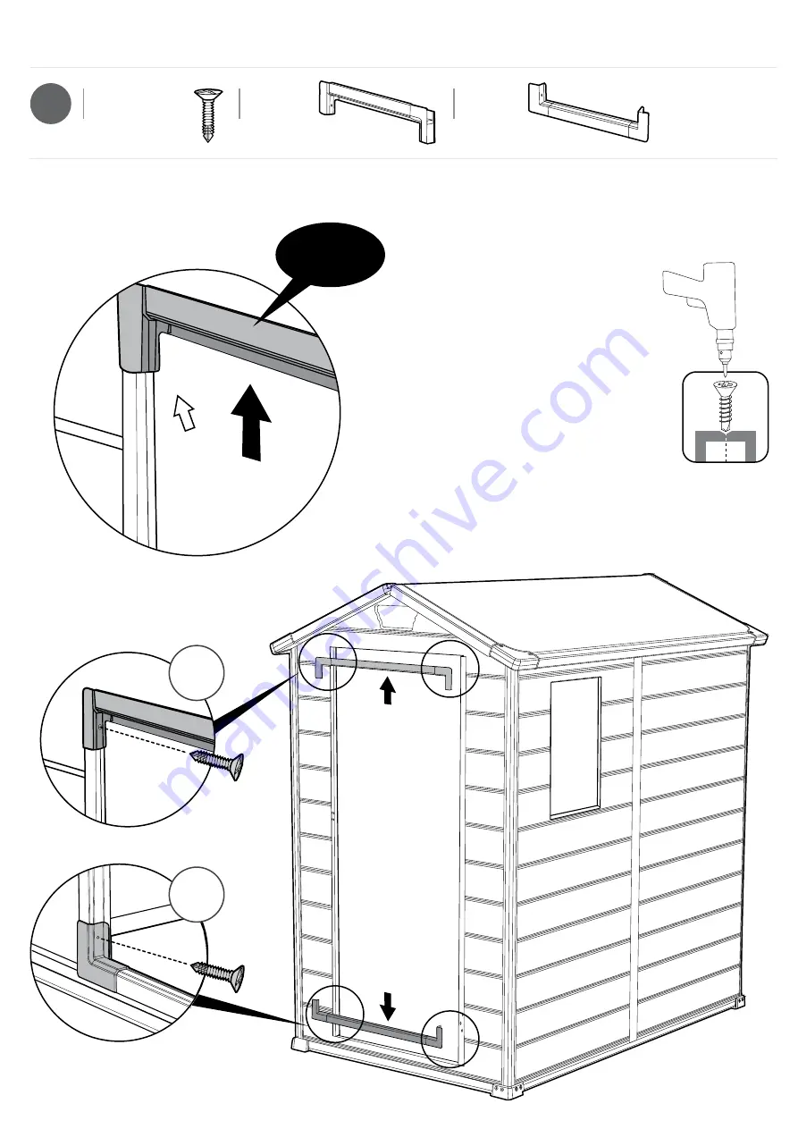 Keter MANOR 4x6S User Manual Download Page 19