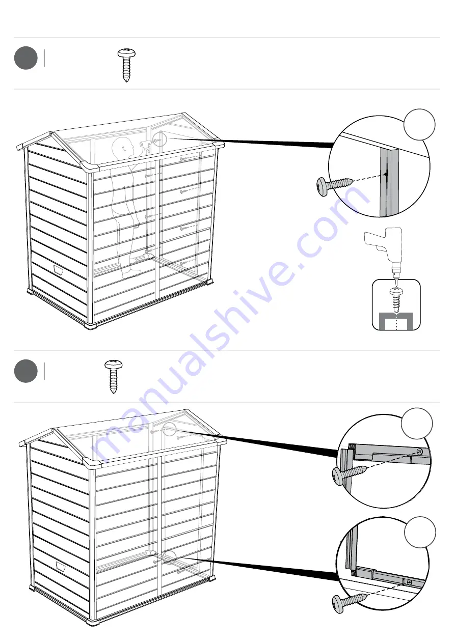 Keter MANOR 4x6S User Manual Download Page 20