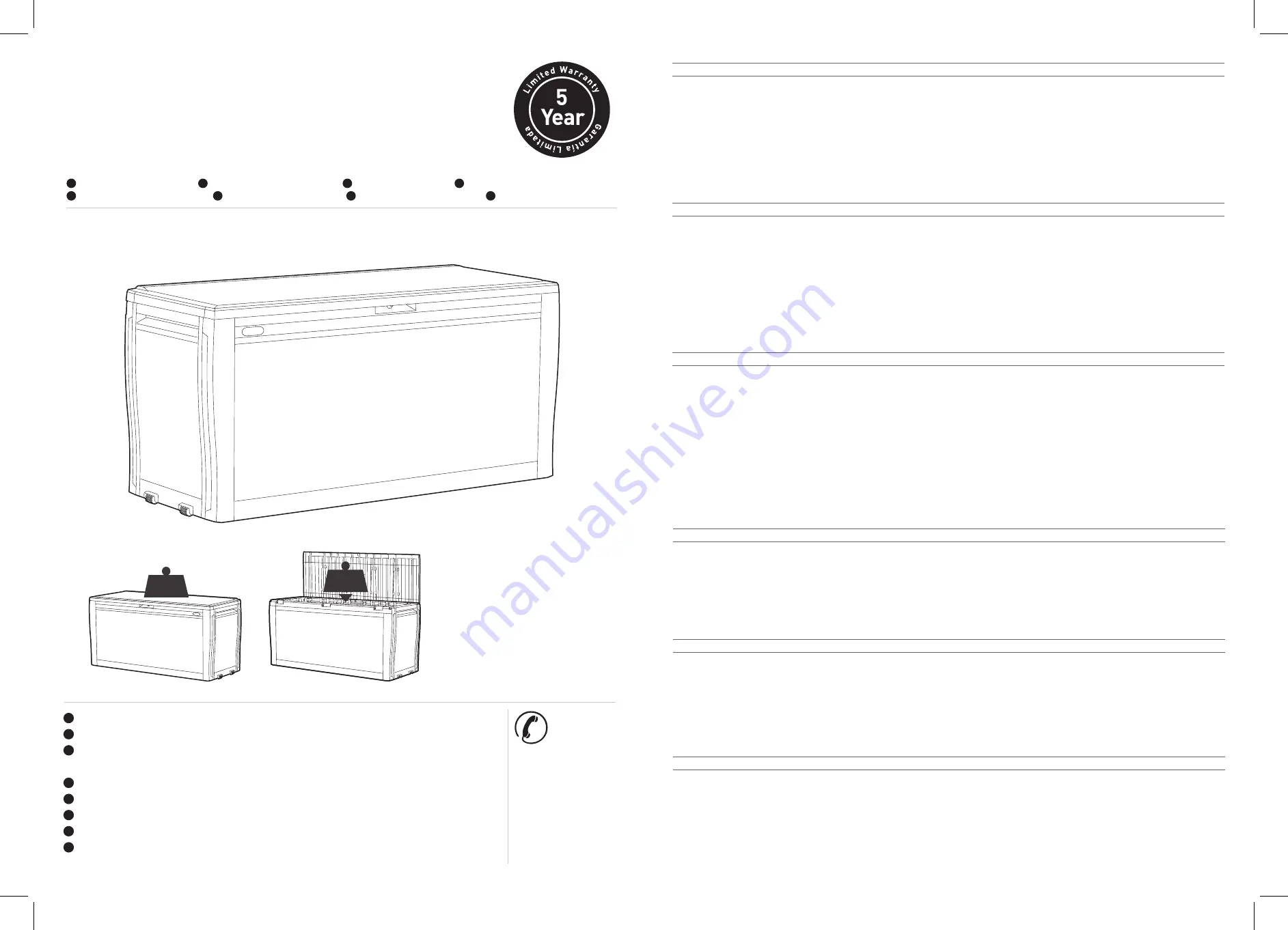 Keter MARVEL PLUS Assembly Instructions Download Page 1