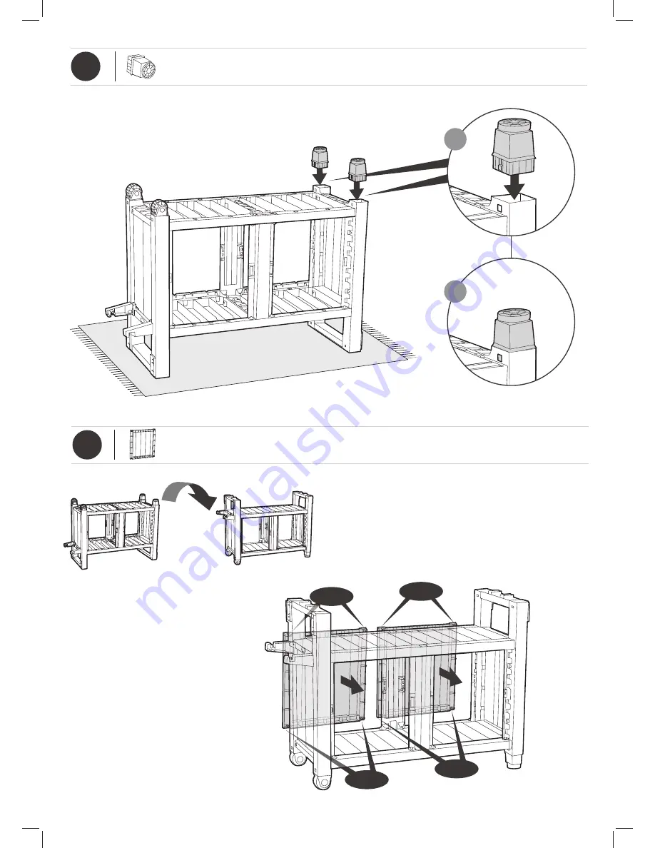 Keter UNITY XL Assembly Instructions Manual Download Page 9