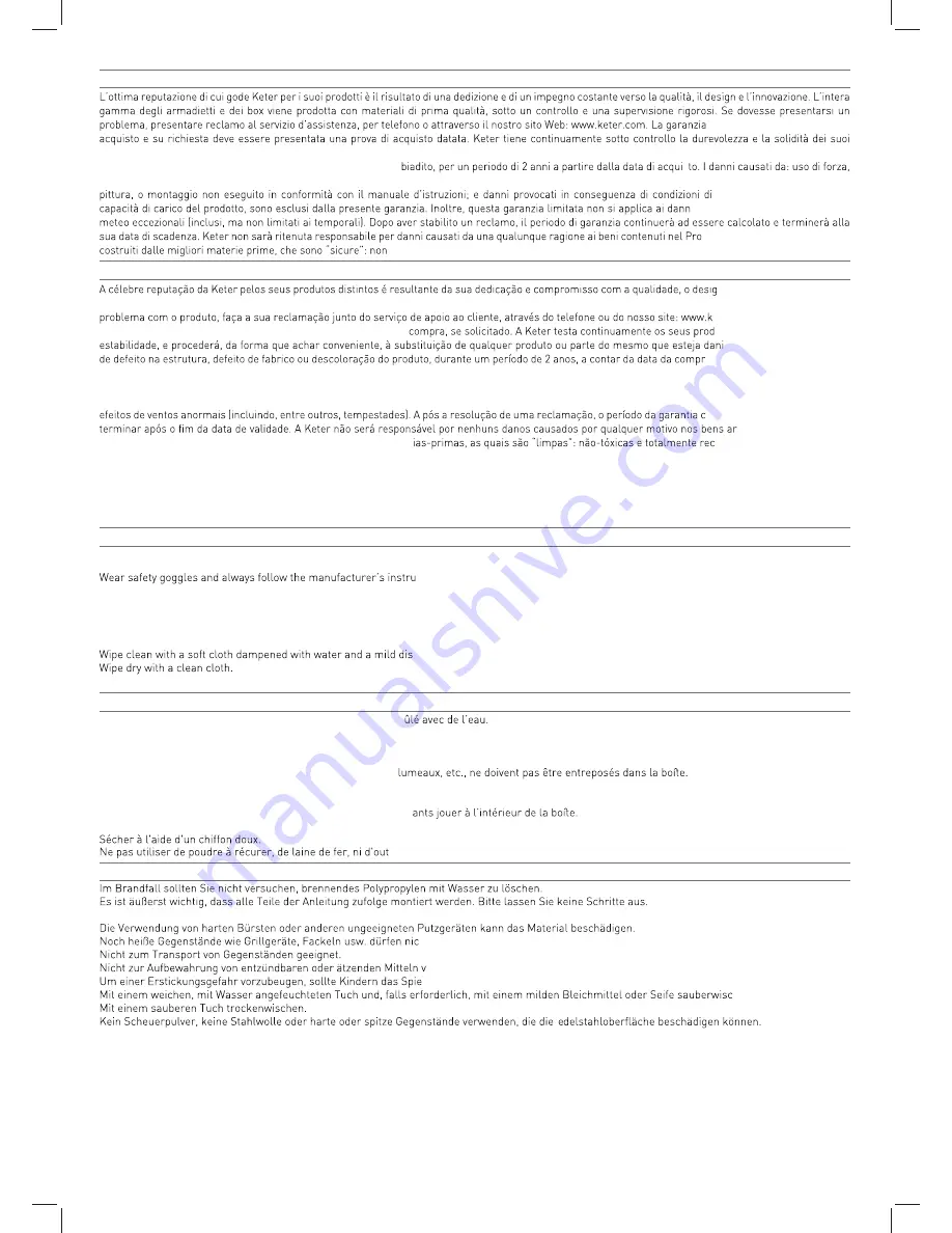 Keter UNITY XL Assembly Instructions Manual Download Page 19