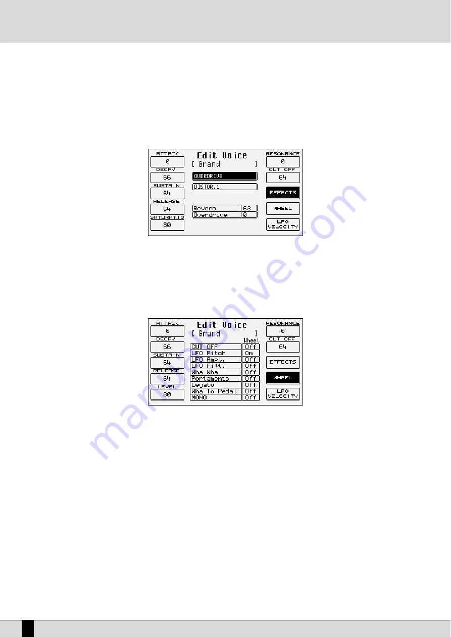 KETRON DG90 Owner'S Manual Download Page 22