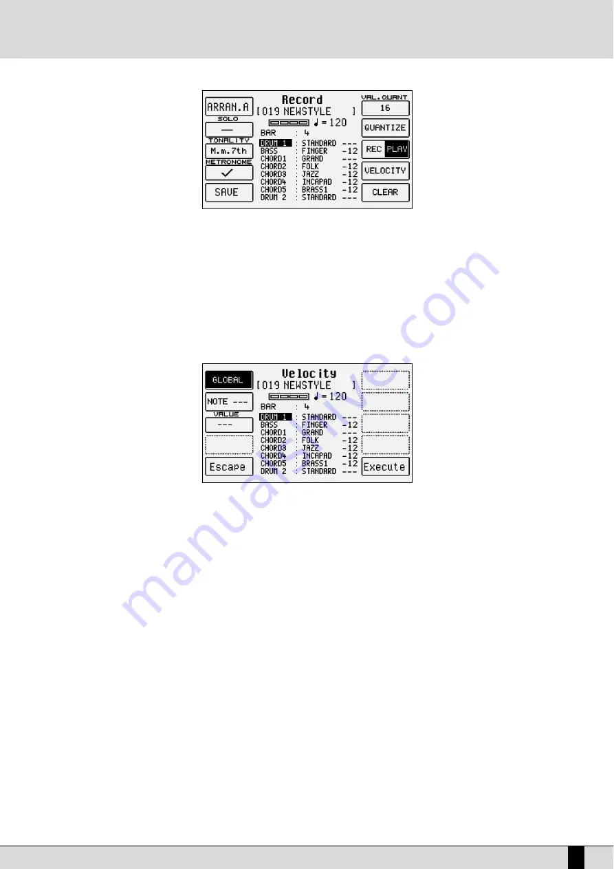 KETRON DG90 Owner'S Manual Download Page 45