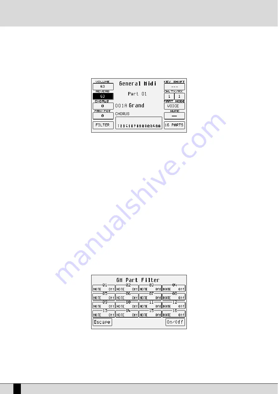 KETRON DG90 Owner'S Manual Download Page 54