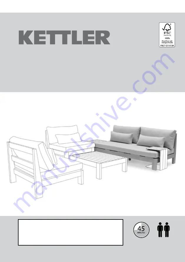 Kettler HUC25898 Assembly Instructions Manual Download Page 1