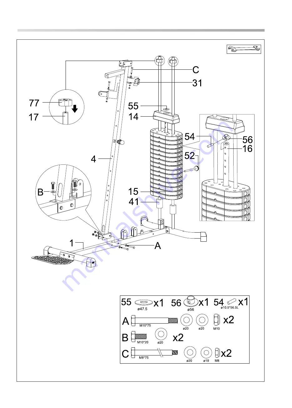 Kettler Multigym 07752-850 Скачать руководство пользователя страница 26