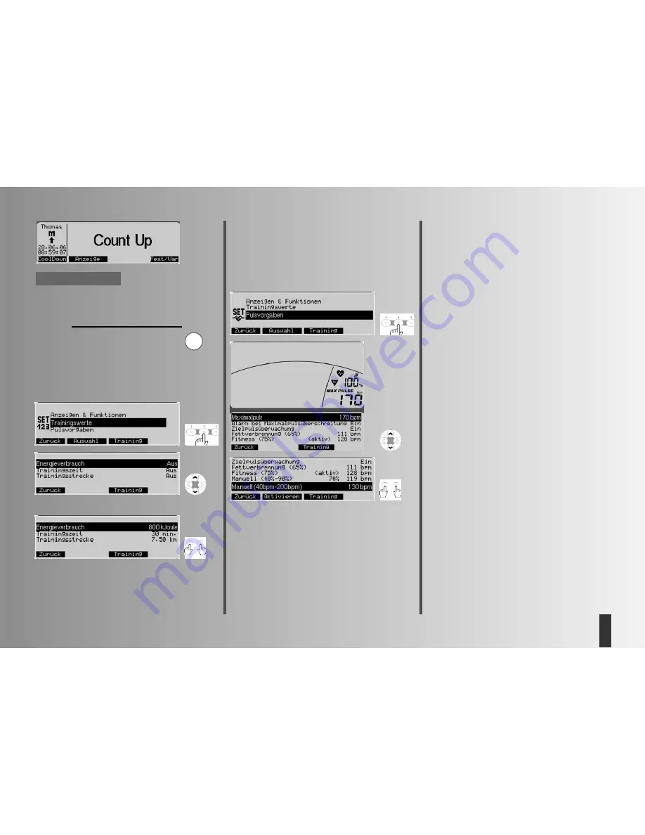 Kettler SATURA E EXT SG3 Training And Operating Instructions Download Page 13