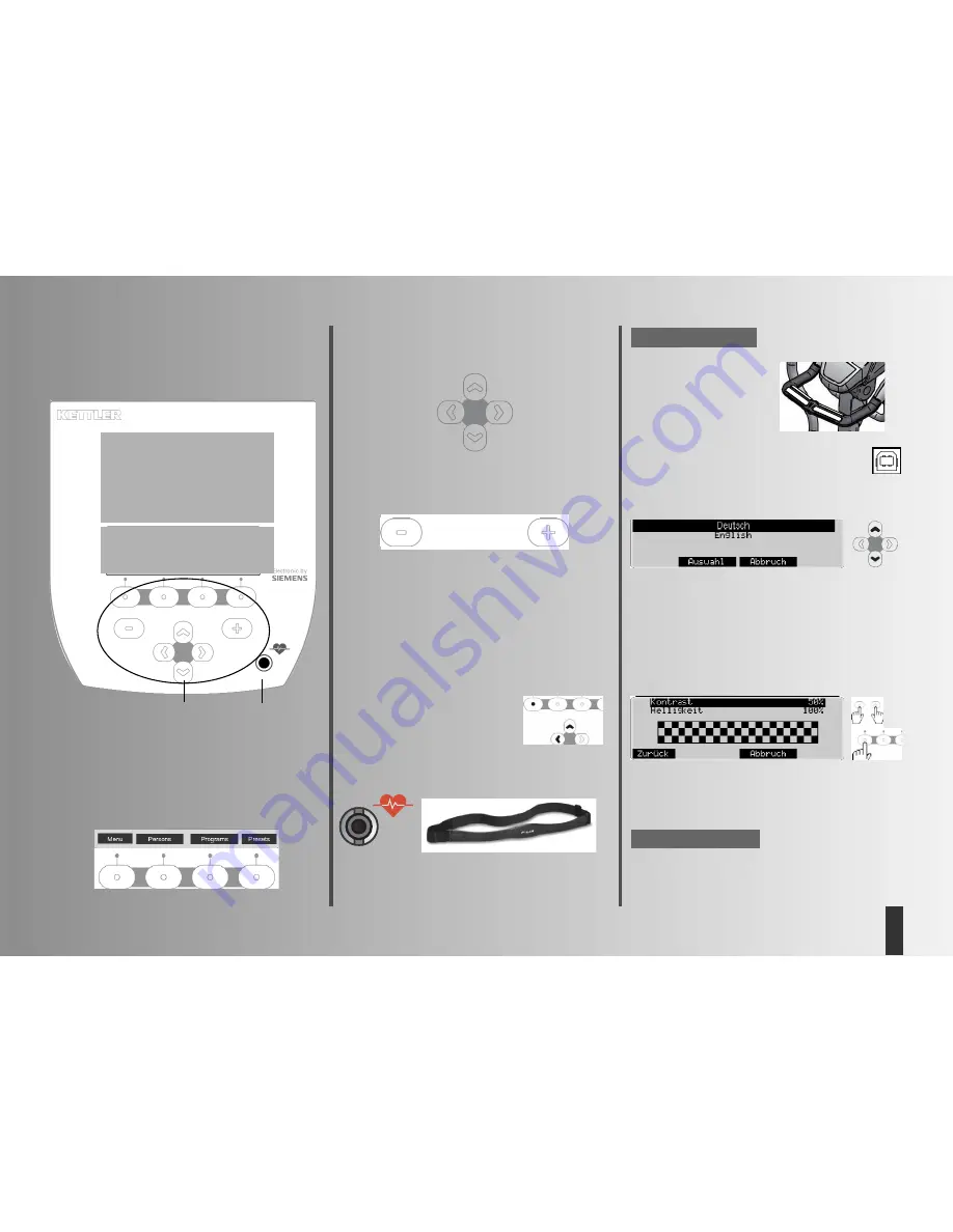 Kettler SATURA E EXT SG3 Training And Operating Instructions Download Page 19