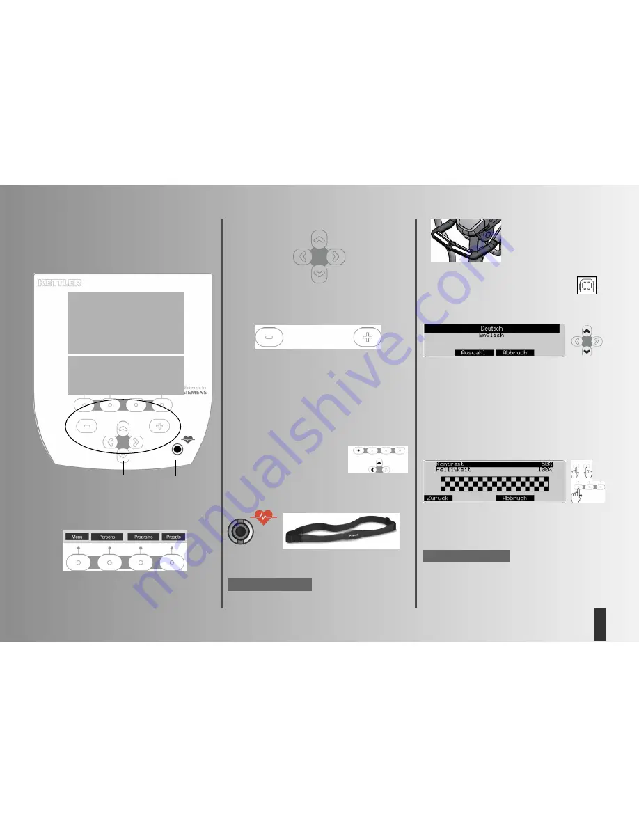 Kettler SATURA E EXT SG3 Training And Operating Instructions Download Page 35