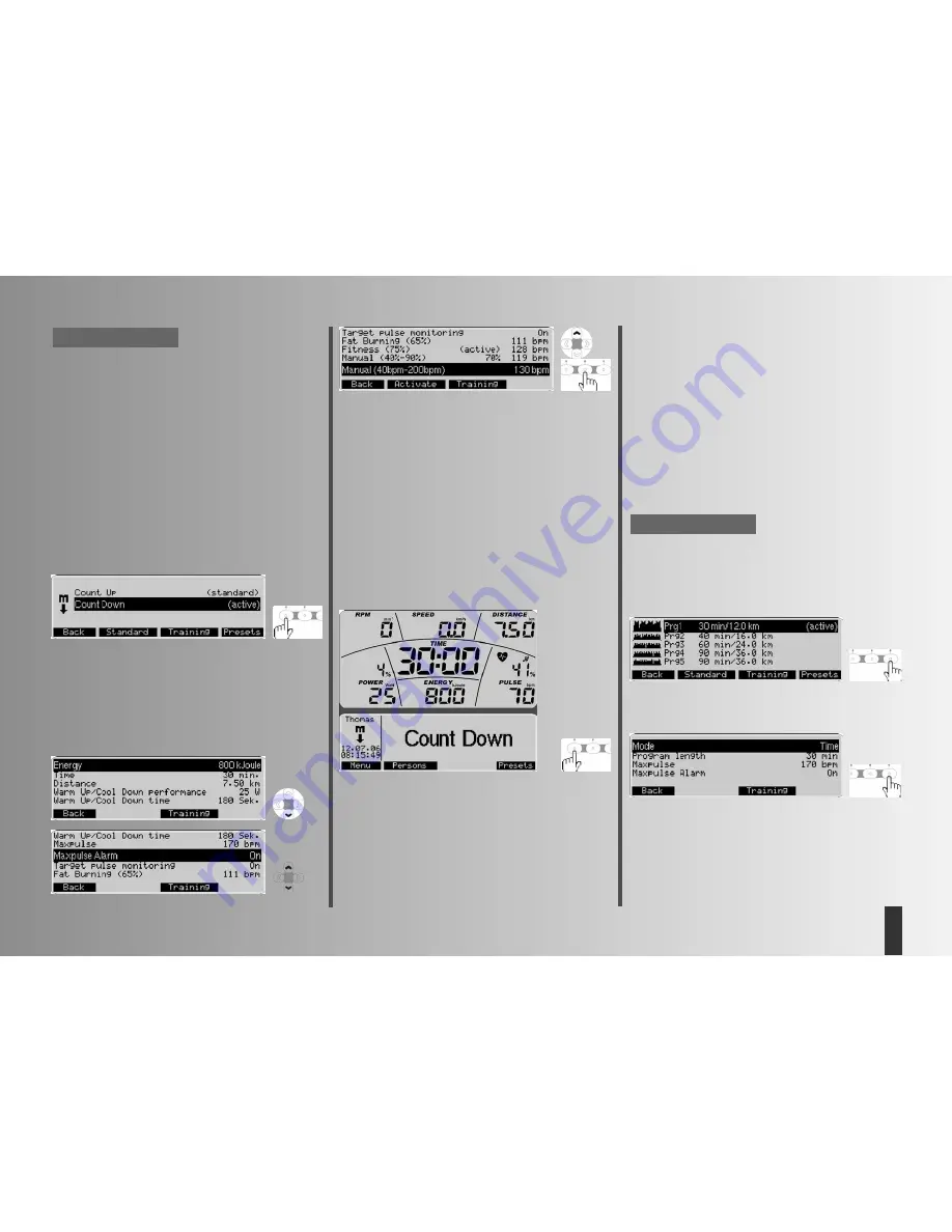 Kettler SATURA E EXT SG3 Training And Operating Instructions Download Page 55