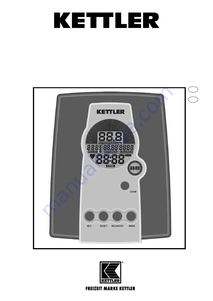 Kettler ST 7700-7 Functions And Operation Download Page 1