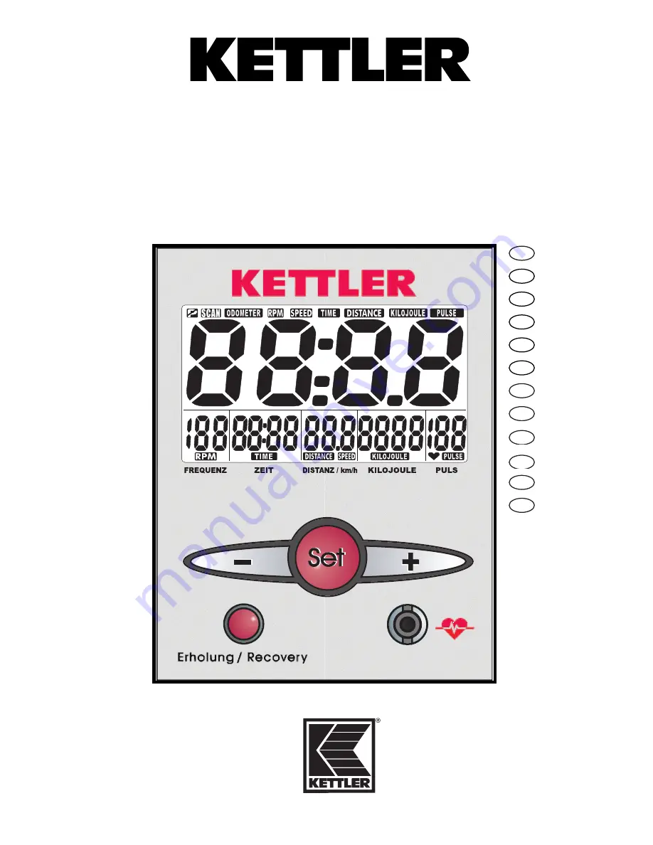 Kettler ST2701-68 Operating Instruction Download Page 1