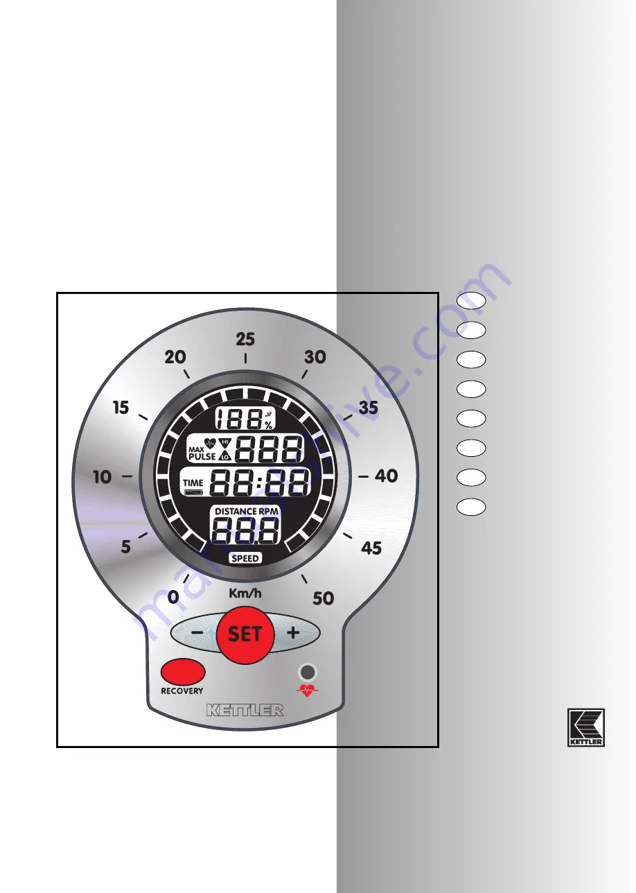 Kettler ST3005-8 Training And Operating Instructions Download Page 1