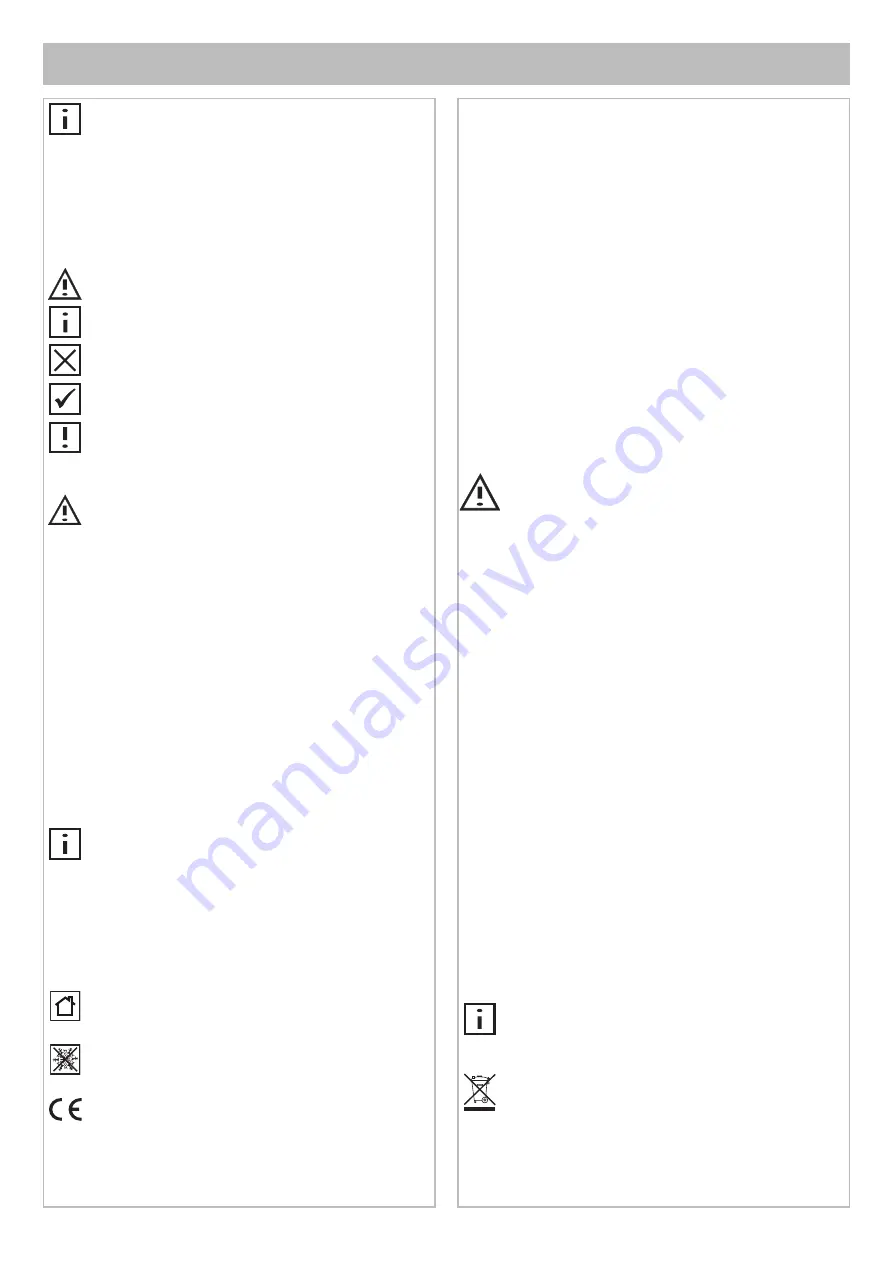 KEUCO IXMO 59517 011141 Instructions For Use Manual Download Page 9