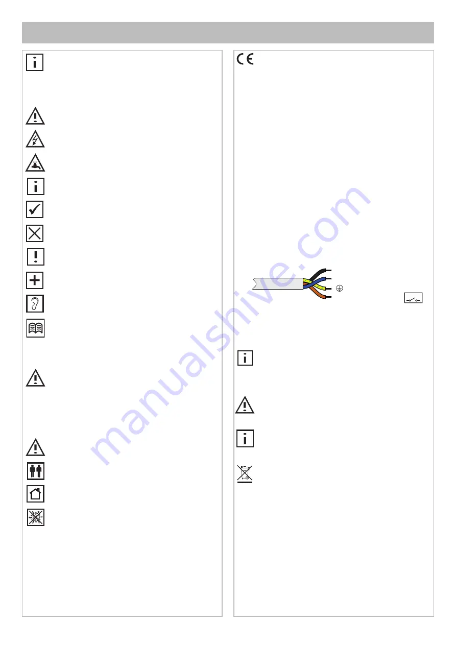 KEUCO Stageline 32854 XX01V0 Instructions For Use Manual Download Page 9