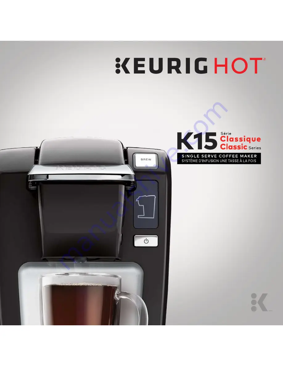 Keurig K15 Classic Series Скачать руководство пользователя страница 1