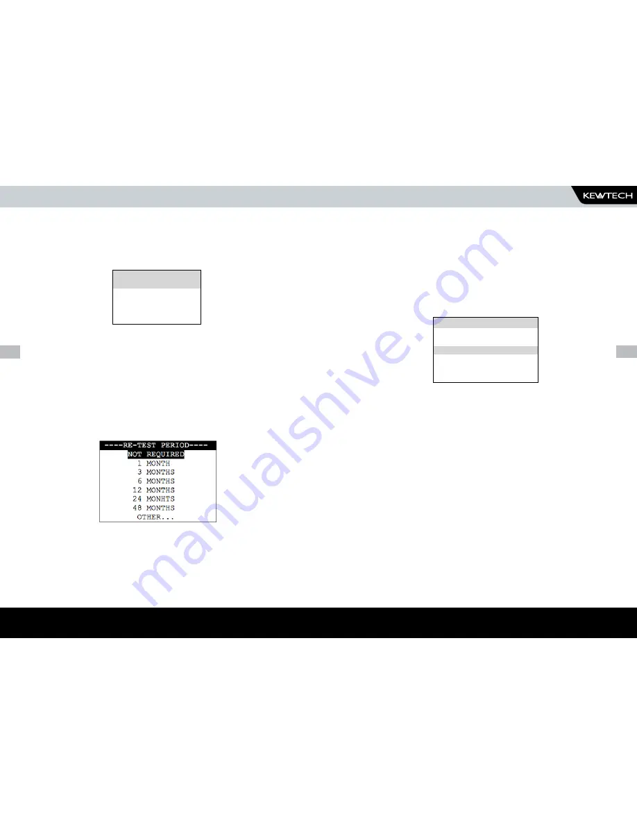 Kewtech KT77 Instruction Manual Download Page 13