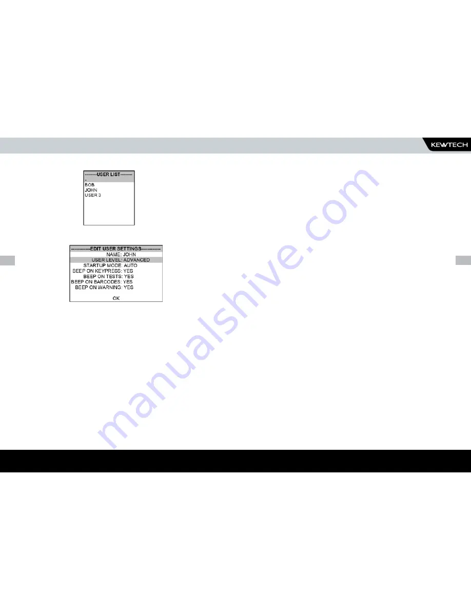 Kewtech KT77 Instruction Manual Download Page 32