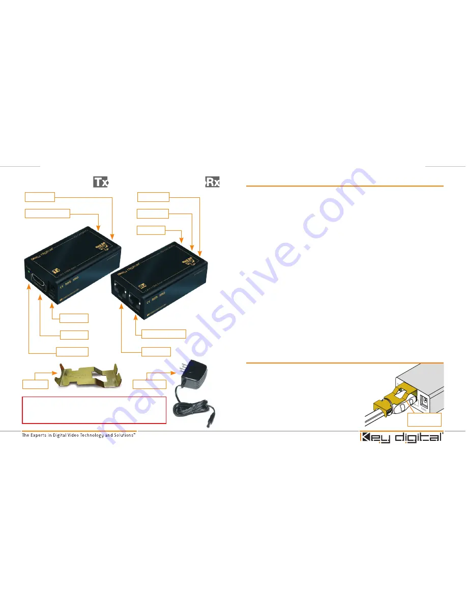 Key Digital Black Bull KD-CATDRV Tx Operating Instructions Manual Download Page 3