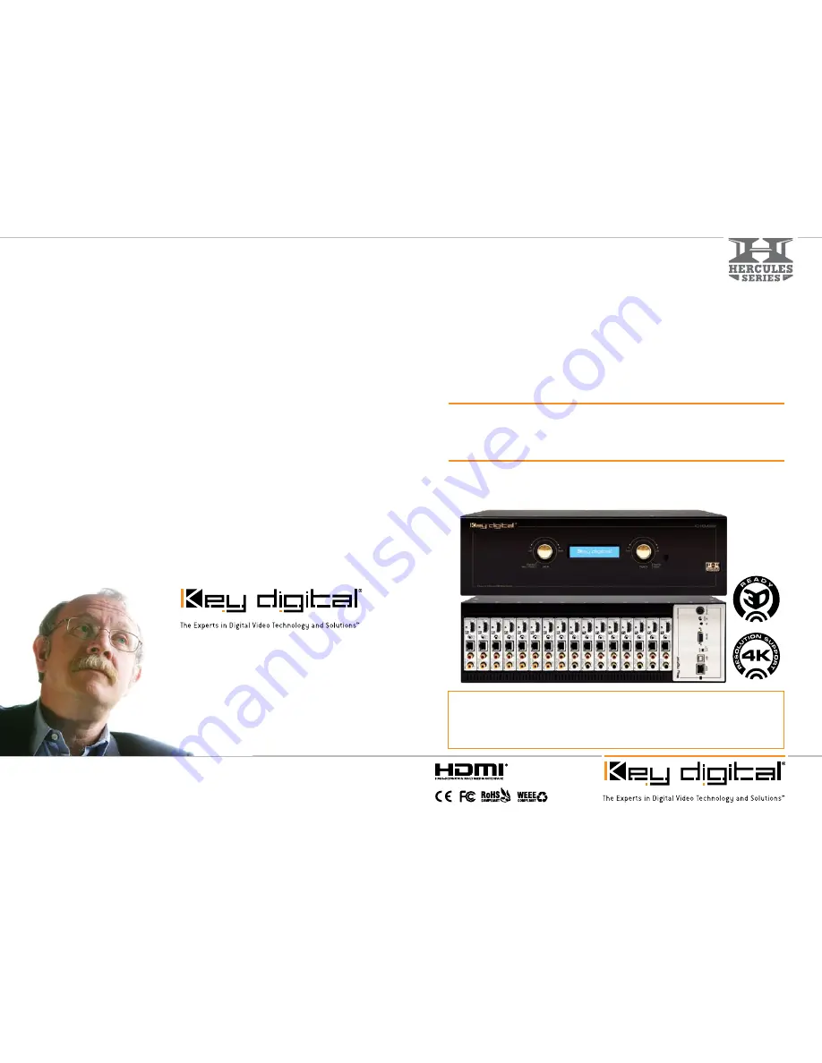 Key Digital KD-HDMS8X8 Setup Manual Download Page 1