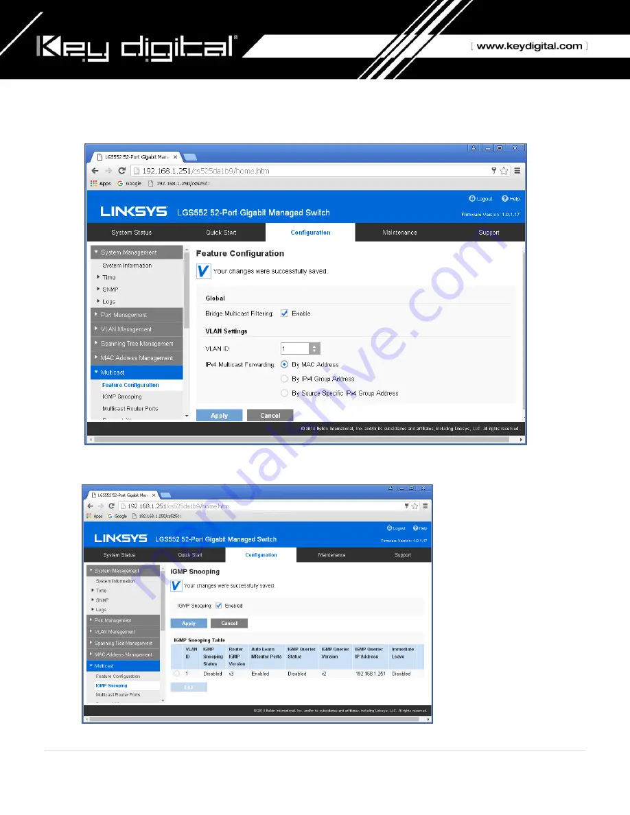 Key Digital KD-IP120POERX Manual Download Page 52