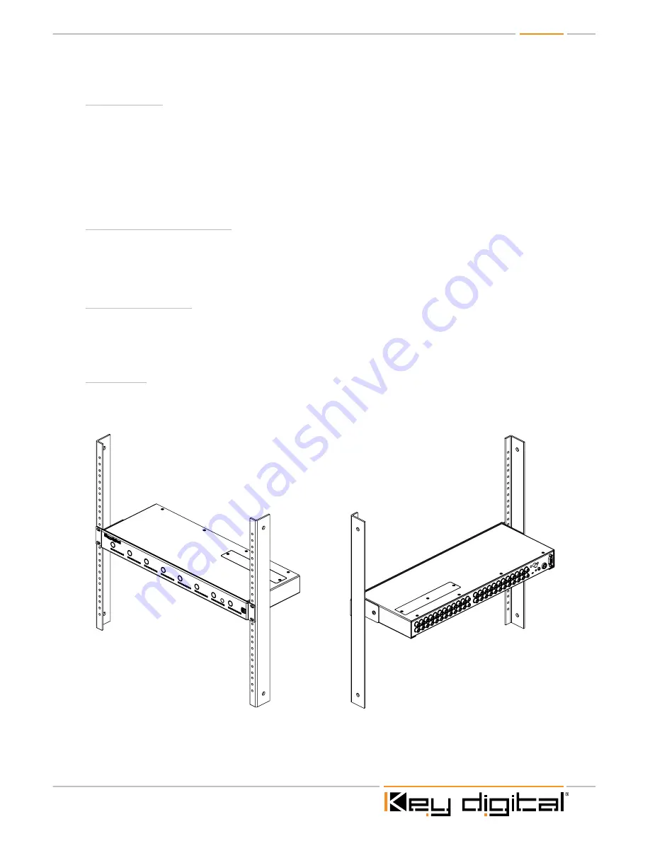 Key Digital KD-MSVA4X4Pro Setup Manual Download Page 3