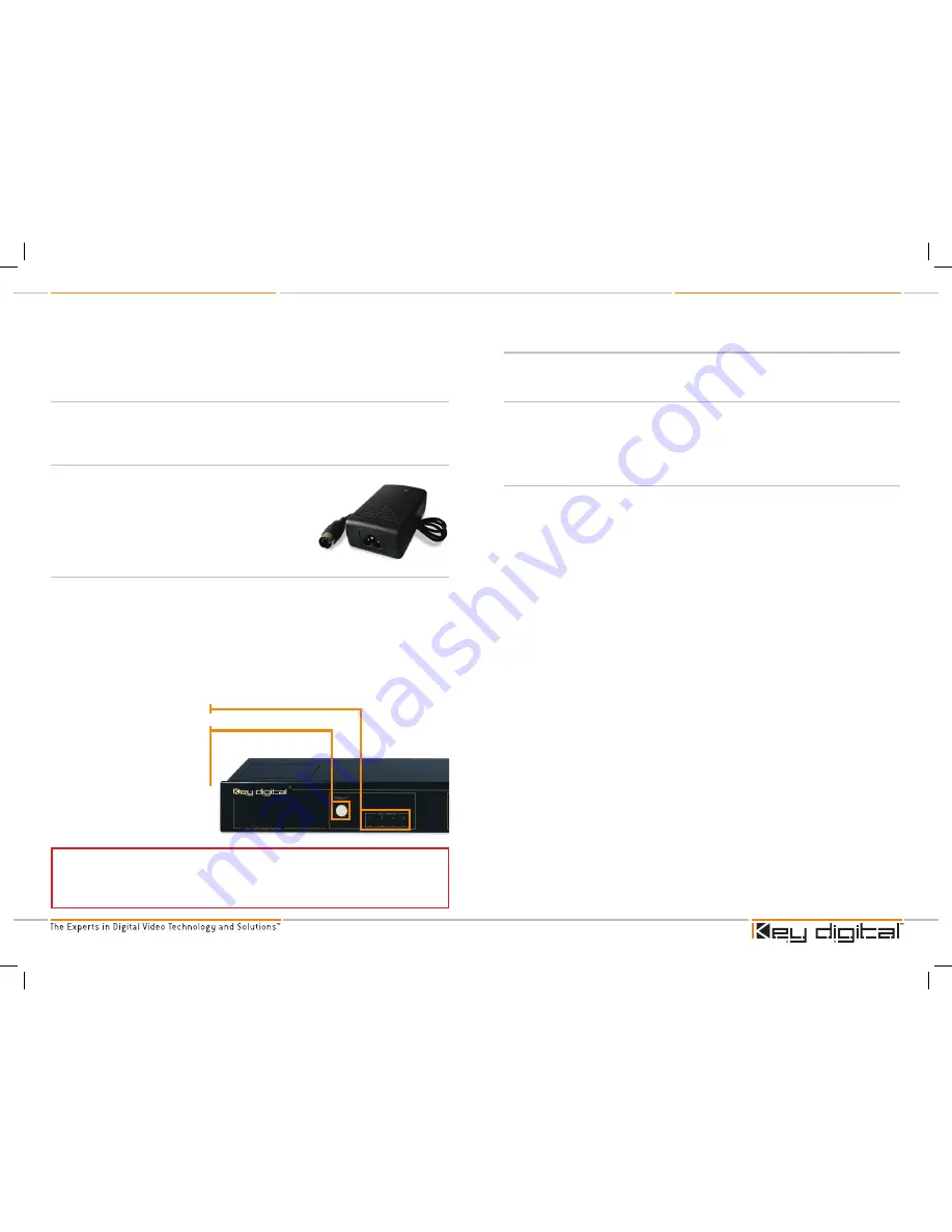 Key Digital KD-MSW4X2 Operating Instructions Manual Download Page 4