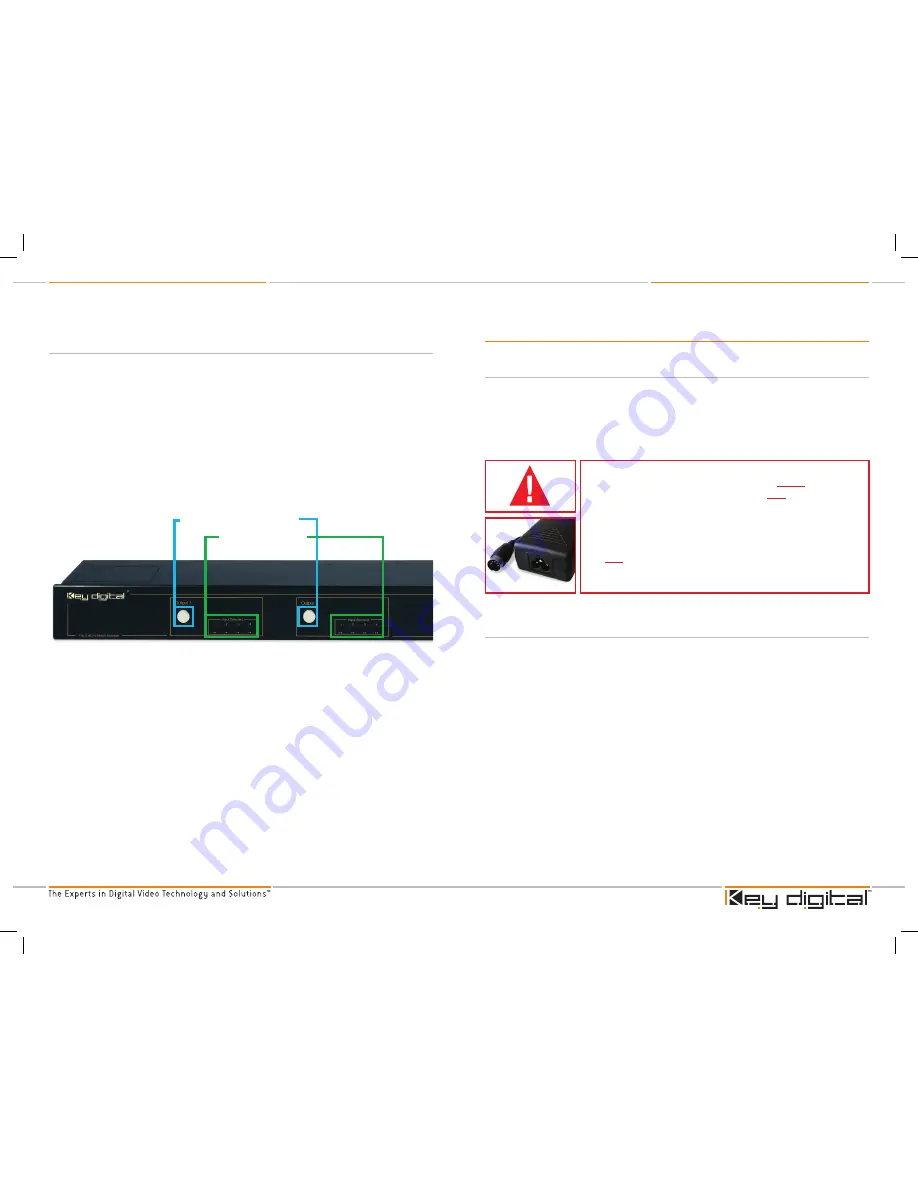 Key Digital KD-MSW4X2 Operating Instructions Manual Download Page 7