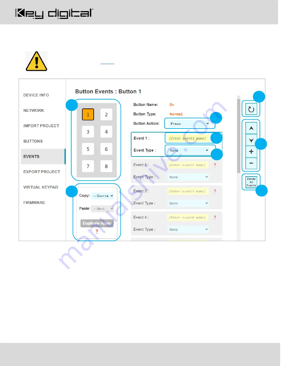 Key Digital KD-WP8 Setup And Programming Manual Download Page 15