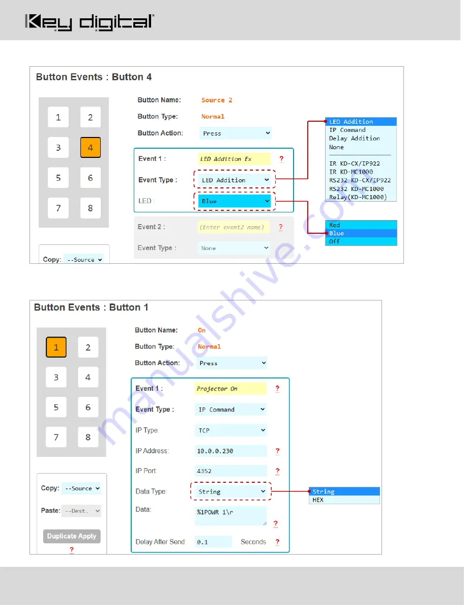 Key Digital KD-WP8 Setup And Programming Manual Download Page 18