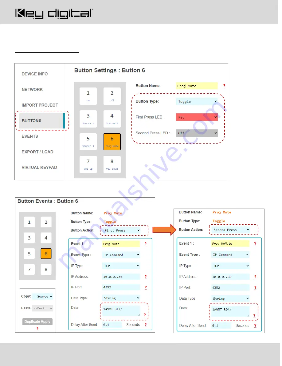 Key Digital KD-WP8 Setup And Programming Manual Download Page 24