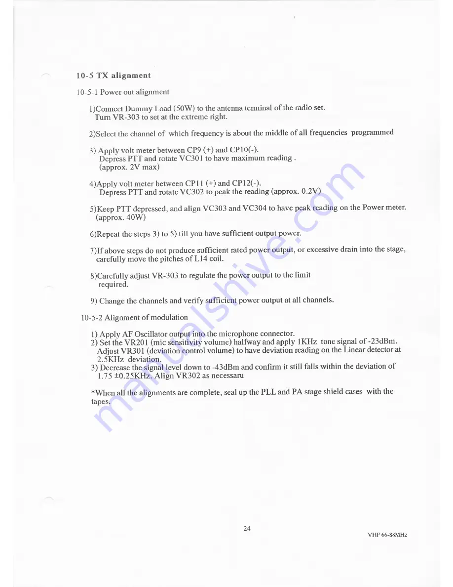 KEY KME-80 Technical Manual Download Page 26