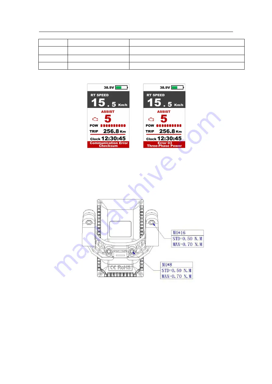 Keyde TFT850C Manual Download Page 12