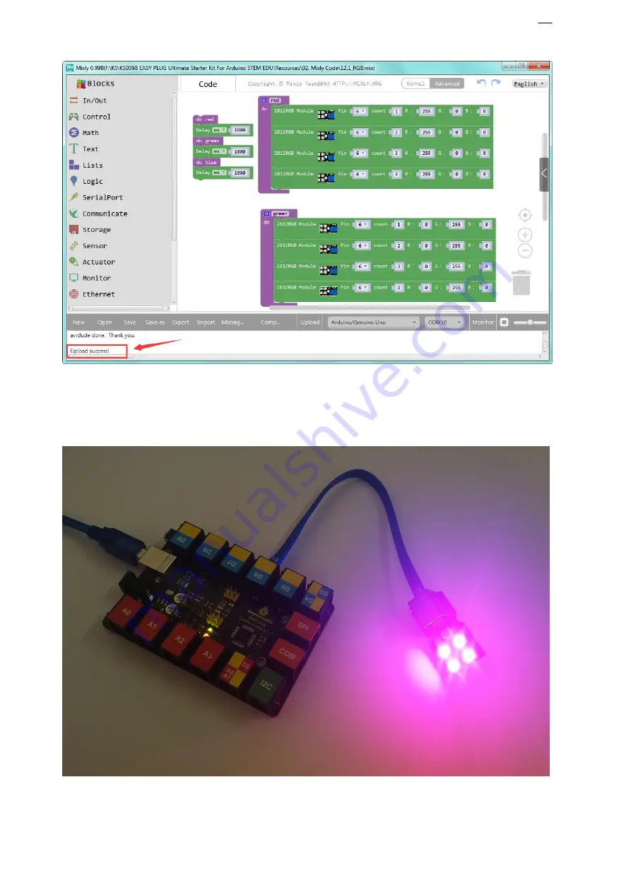 Keyestudio EASY PLUG Ultimate Starter Kit Manual Download Page 163