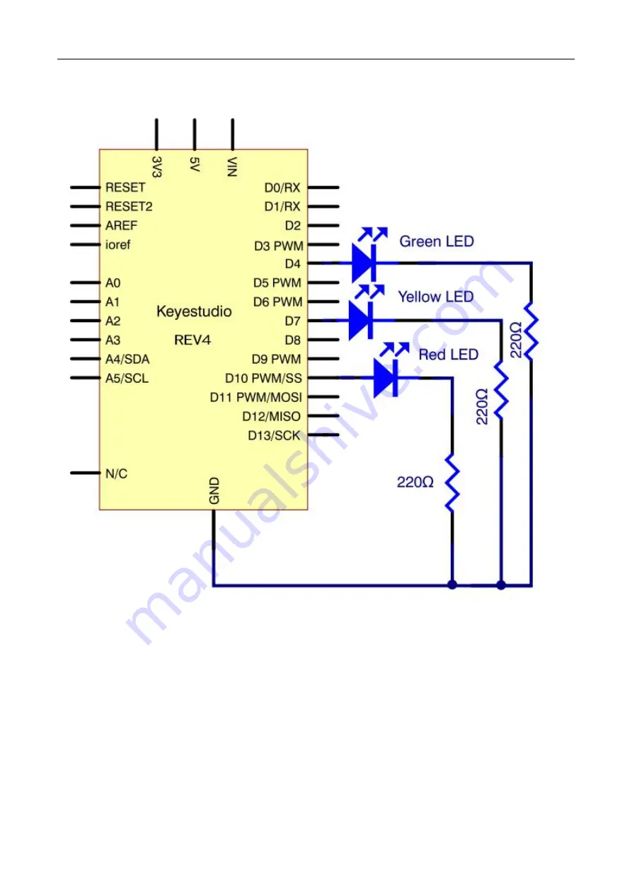 Keyestudio KS0436 Kit Manual Download Page 38