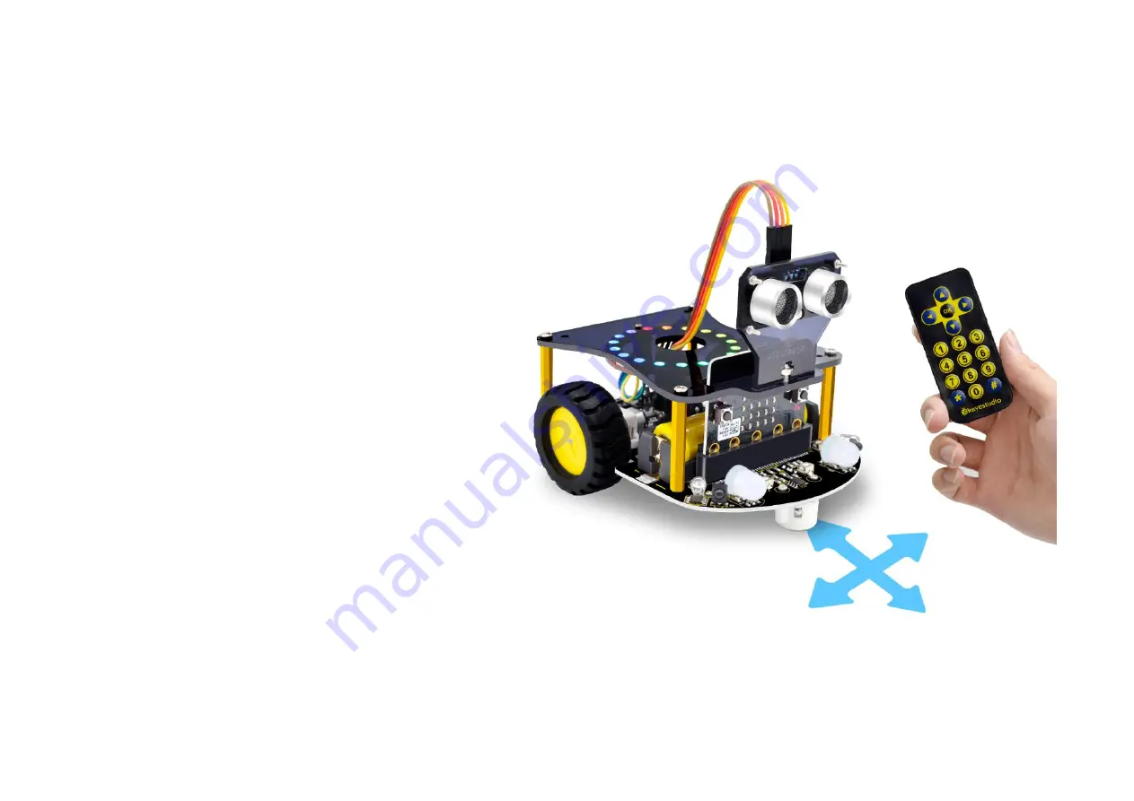 Keyestudio Micro:bit Mini Smart Robot Car V2 Instructions Manual Download Page 115