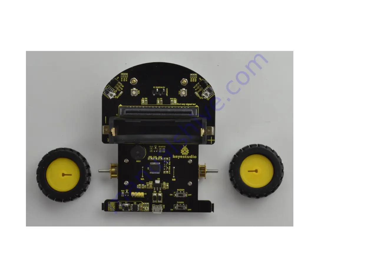 Keyestudio Micro:bit Mini Smart Robot Car Manual Download Page 13