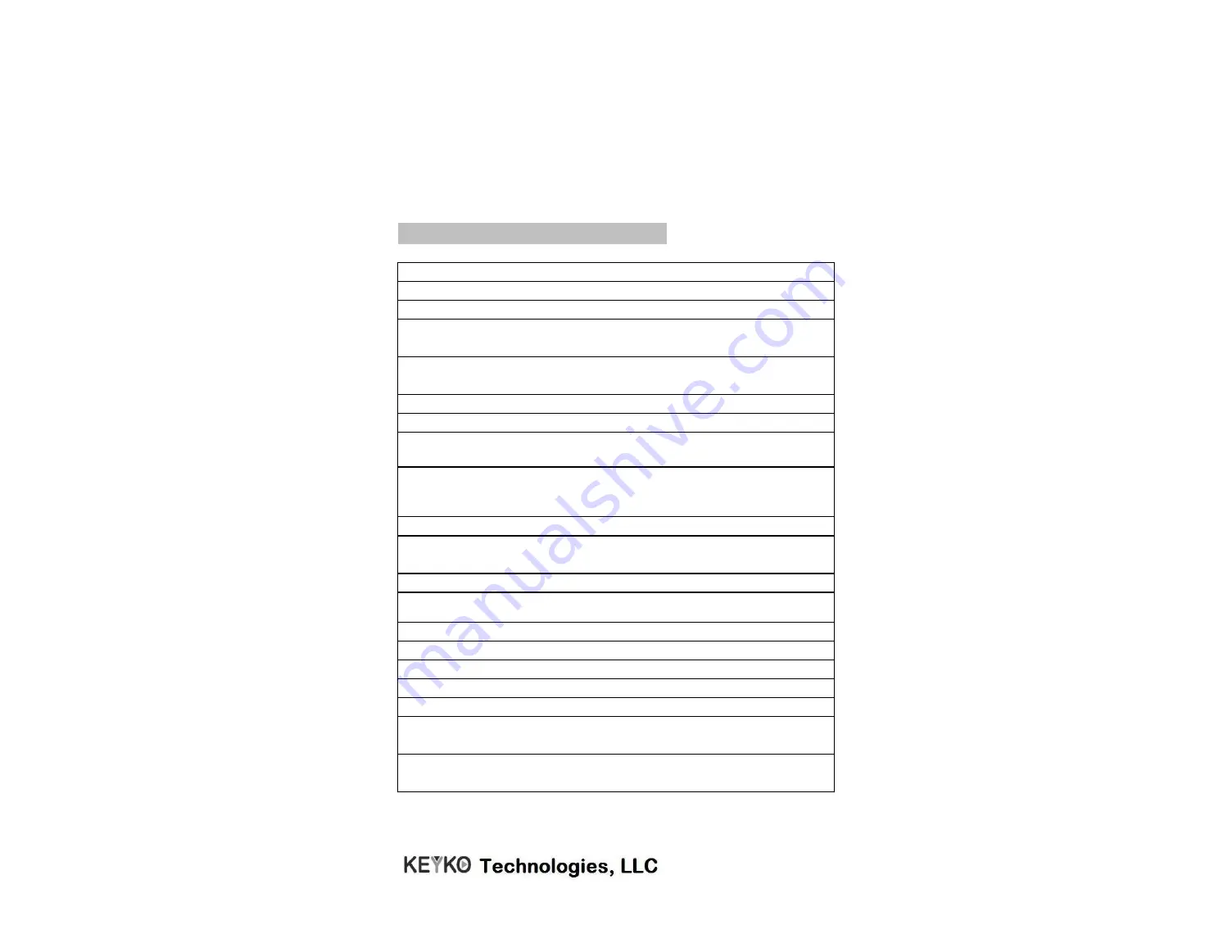 Keyko KT-CA2-2700 Скачать руководство пользователя страница 2