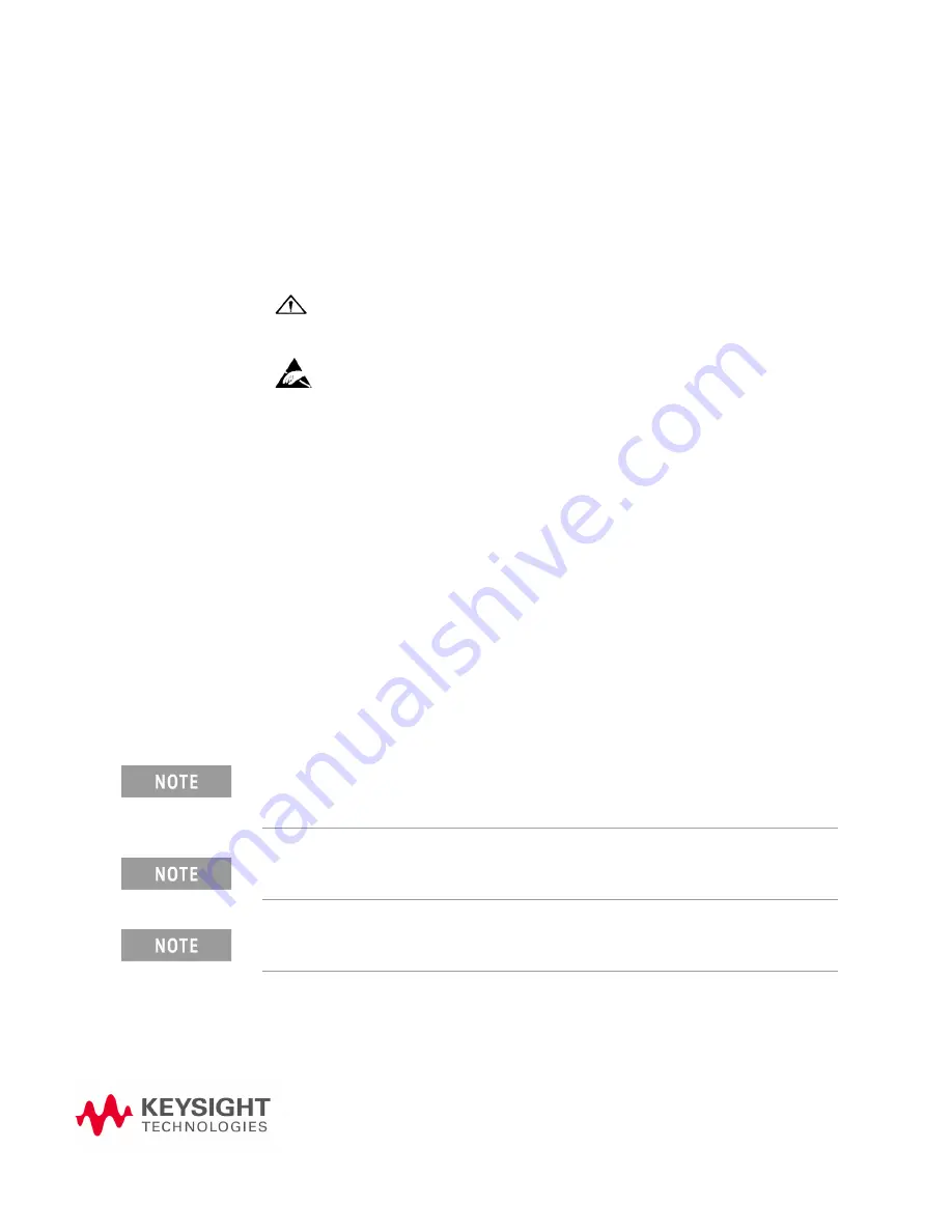 Keysight Technologies E5053A User Manual Download Page 3