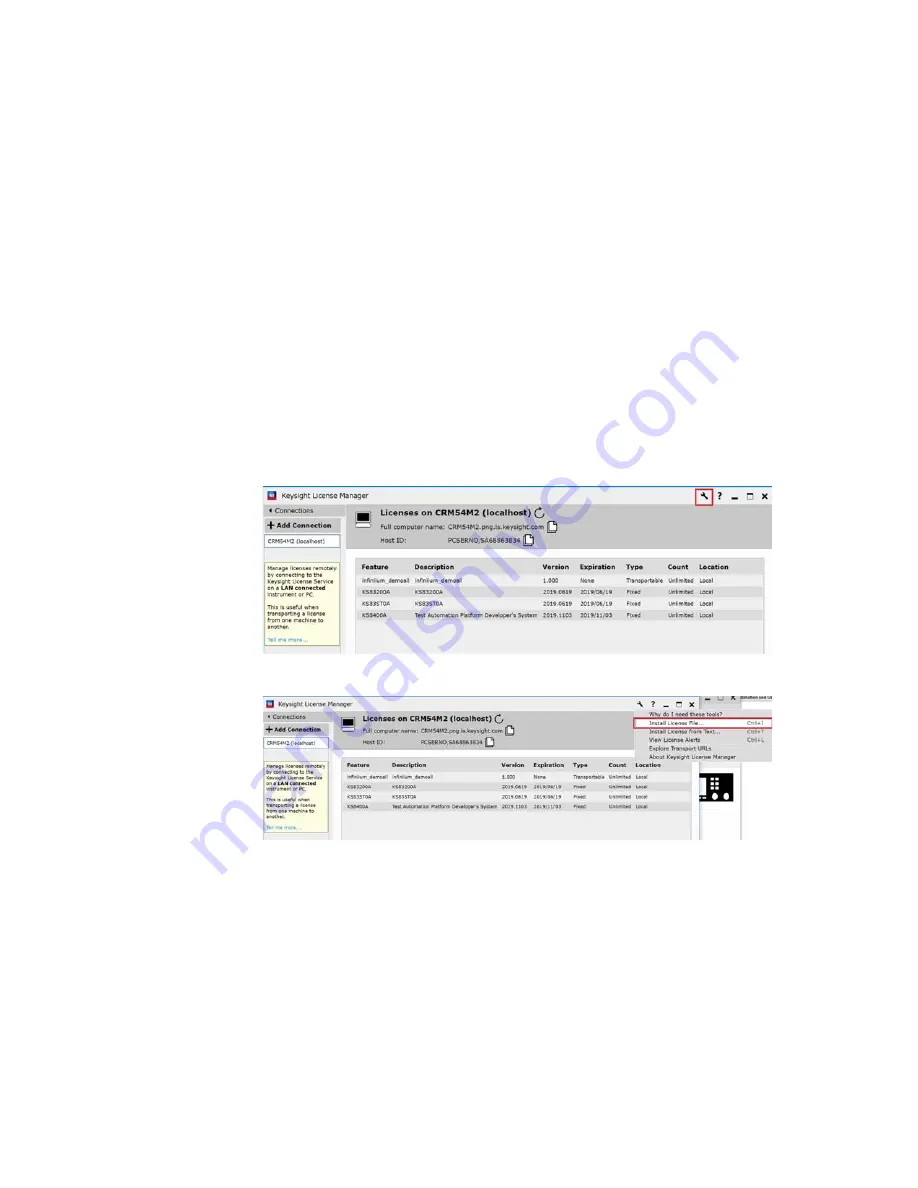 Keysight Technologies E8740A Installation & User Manual Download Page 63