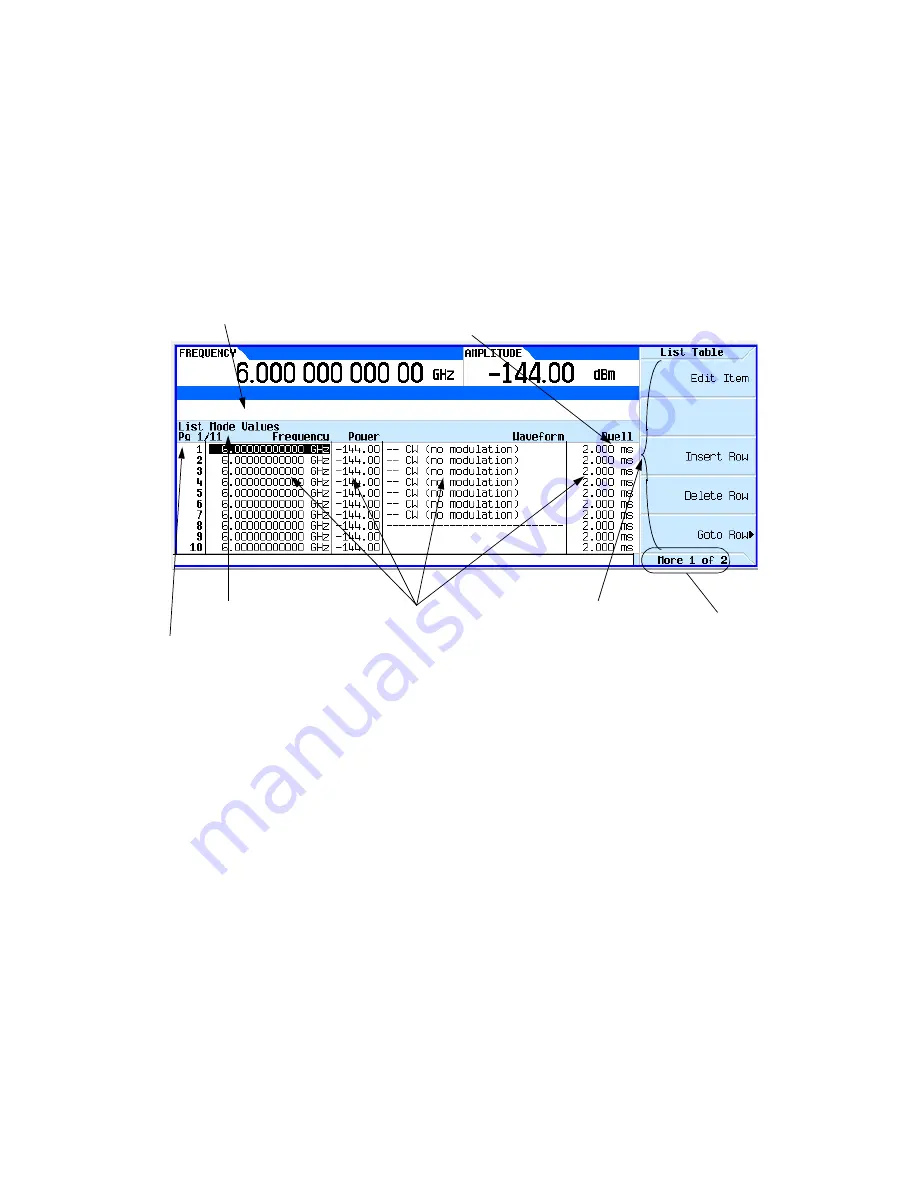 Keysight Technologies N5171B EXG Скачать руководство пользователя страница 58