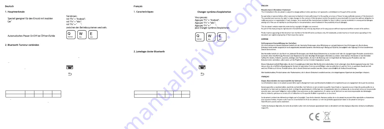 KeySonic KSK-3010BT Скачать руководство пользователя страница 2