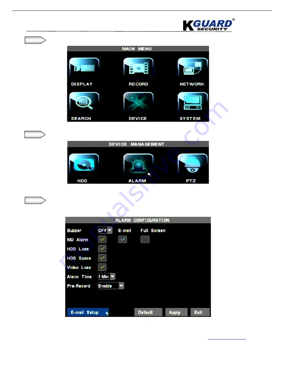 KGuard Security SHA-104.V2 User Manual Download Page 49