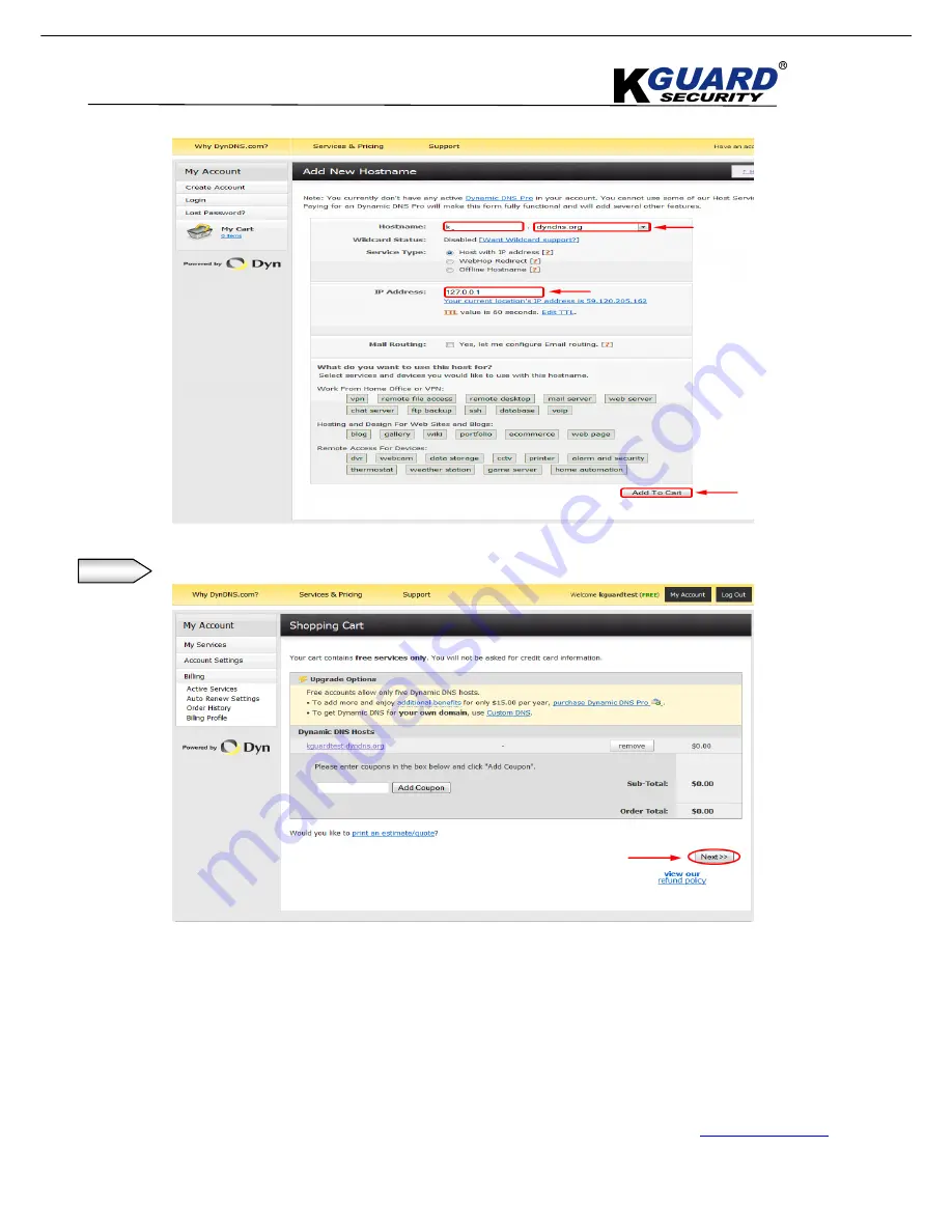 KGuard Security SHA-104.V2 User Manual Download Page 135