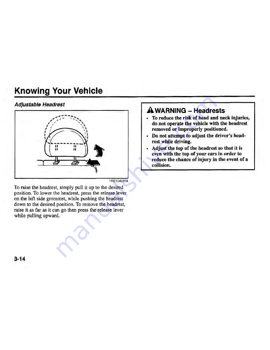 Kia 2002 Rio Owner'S Manual Download Page 25