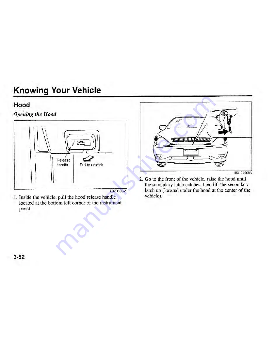 Kia 2002 Rio Owner'S Manual Download Page 63