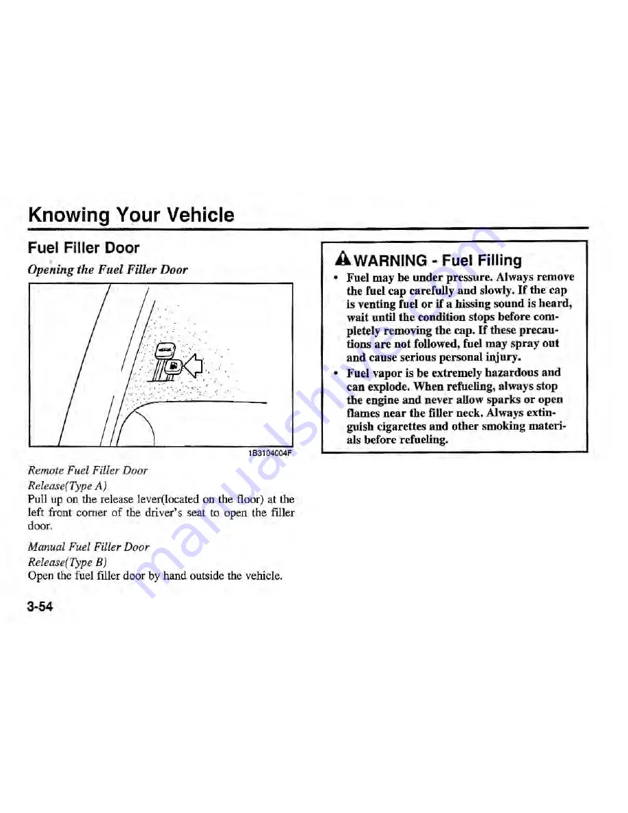 Kia 2002 Rio Owner'S Manual Download Page 65