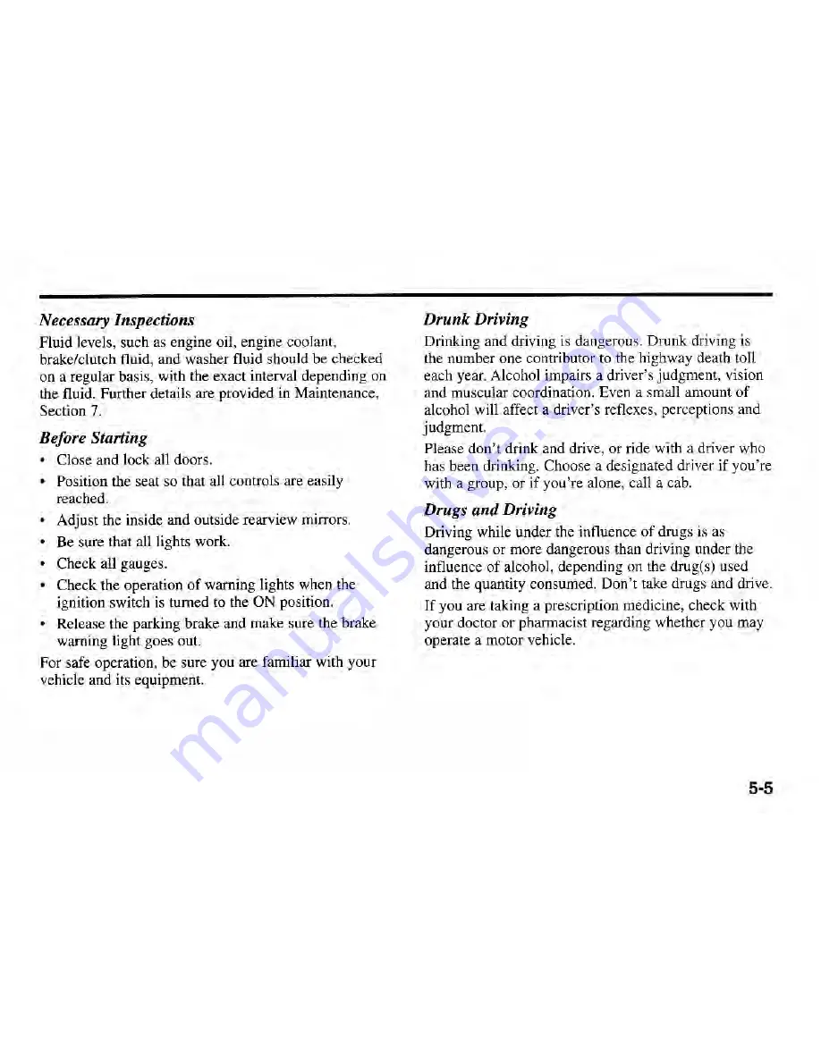 Kia 2002 Rio Owner'S Manual Download Page 126